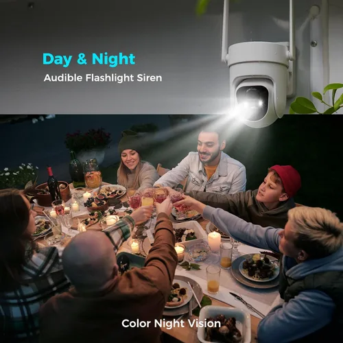 Miniatura 10 de Cámara de seguridad solar inalámbrica Vicohome 2CQ4 2K AI para exteriores, cámara alimentada por batería, visión nocturna a color, audio