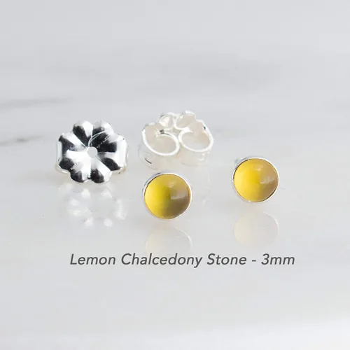 Miniatura 75 de Aretes pequeños de plata de ley para cartílago, tragus, hélix, múltiples piercings hipoalergénicos, piedra natal para mujer, juego de bisel