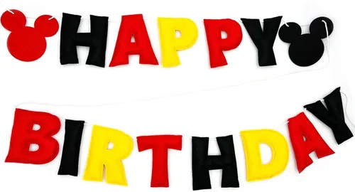 Miniatura 25 de Cartel de feliz cumpleaños pre-encordado – Guirnalda de bola de fieltro, decoraciones de fiesta temática blanca, guirnalda de feliz cumpleaños