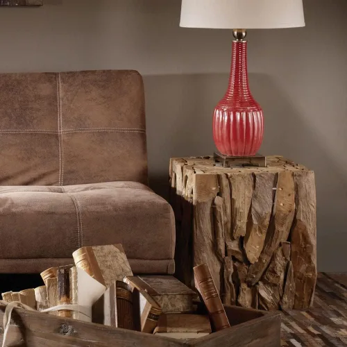 Miniatura 5 de Uttermost Mesa de cubo de madera de teca recuperada de 19