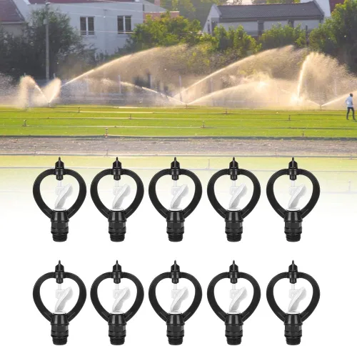 Miniatura 4 de 10 boquillas de plástico G1/2 pulgadas con forma de lluvia, para riego agrícola, rociador de agua para riego agrícola, rociador para plantas, riego