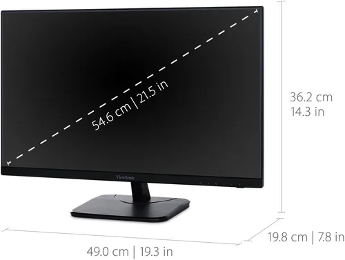 Miniatura 3 de ViewSonic VA2256-MHD Monitor IPS de 22 pulgadas 1080p con FreeSync, HDMI, DisplayPort y entradas VGA para el hogar y la oficina