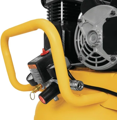 Miniatura 9 de DEWALT Compresor de aire vertical de 25 galones, portátil, lubricación con aceite, transmisión por correa, 200 PSI máx., compresor de aire portátil