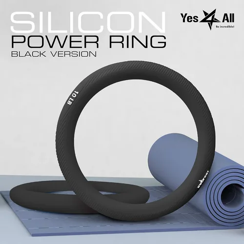 Miniatura 7 de Yes4All Power Ring 10lbs, Weight Ring, Weighted Circle, Kettlebell for Yoga Exercise, Aerobics, Home Fitness, Core Training
