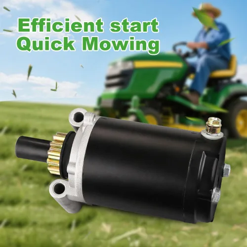 Miniatura 3 de WATERWICH Motor de arranque compatible con John Deere L110 LT133 LT155 STX46, todos los tractores de la serie 12-098, sustituye a AM122435 12-098-15
