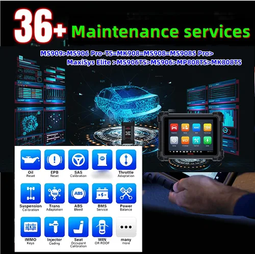 Miniatura 2 de Autel Escáner MaxiSys MS909, Motor TruSpeed Igual que la herramienta de diagnóstico MS919 Ultra, hasta MS908S PRO II, codificación y programación