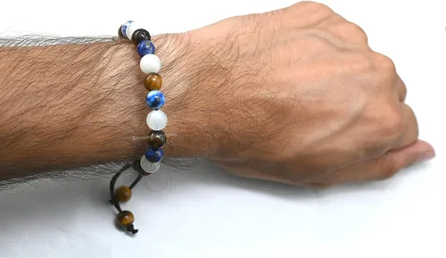 Miniatura 57 de Pulsera del zodiaco de cristales curativos