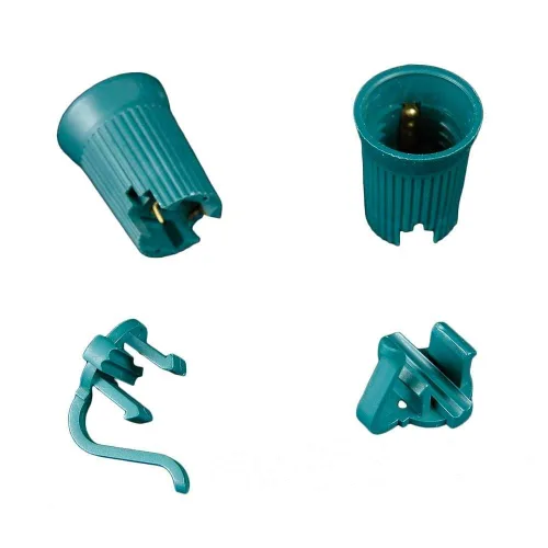 Miniatura 2 de Novelty Lights Paquete de 50 enchufes de repuesto C9, verde, SPT-1