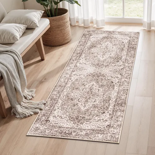 Miniatura 82 de Lofus 8x10 Alfombras de área para sala de estar, alfombra de área lavable, alfombras para dormitorio, cocina, alfombra vintage boho, alfombra suave