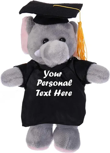 Miniatura 6 de Plushland Peluche de animal, juguetes de 12 pulgadas, regalo para el día de graduación, lo mejor para cualquier graduado de escuela, 12 pulgadas