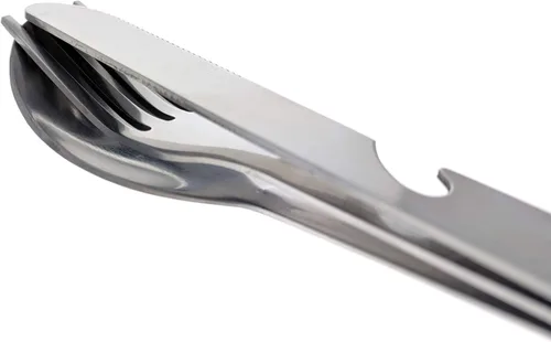 Miniatura 4 de ASR Outdoor Juego de 2 utensilios de cocina minimalista para campamento, estilo militar del ejército MRE Chow