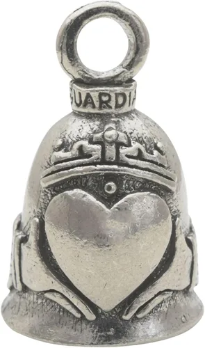 Miniatura 13 de Guardian Bell Campana celta de buena suerte con llavero y bolsa de regalo de terciopelo negro Campana de motocicleta Peltre sin plomo