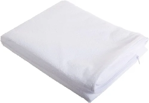 Niagara - Protector de colchón de algodón tamaño matrimonial de 54 x 75 pulgadas, no ruidoso, refrescante, transpirable, ultra afelpado, absorbente,