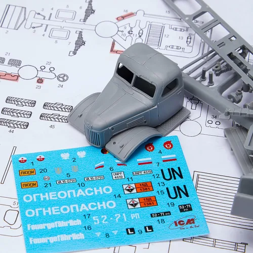 Miniatura 3 de ICM Modelos ZiL-157 Kit de construcción de camiones del ejército