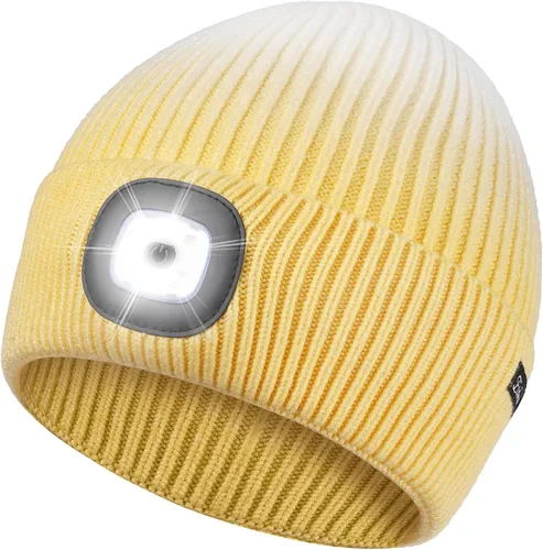 Miniatura 11 de Etsfmoa Gorro unisex con la luz, regalos para hombres, papá, padre, gorras recargables por USB