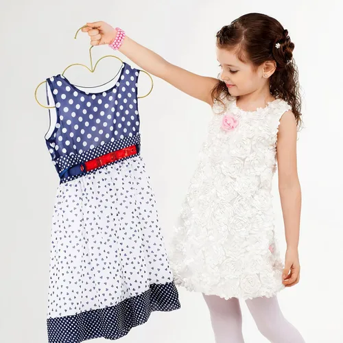 Miniatura 3 de 5 perchas de nube para ropa de niños, perchas de metal antideslizantes para niños, ropa para niños, suéter