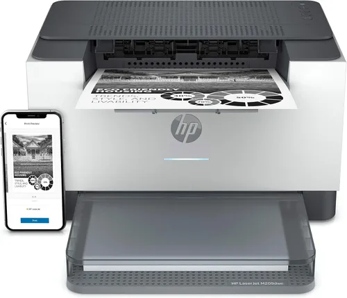 Miniatura 13 de HP LaserJet M209dwe 6GW62E - Impresora monocromática inalámbrica con Ethernet e impresión rápida a 2 caras, HP+ y 6 meses de Instant Ink gratis