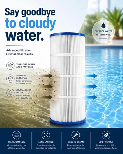 Miniatura 9 de FP-1460 - Filtro de piscina de repuesto para Pentair CCP240, R173572, PCC60, Unicel C-7469, Filbur FC-1975, Guardian 817-175-04, PLFPCC60 - Sistema