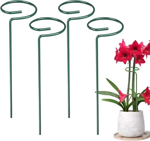Paquete de 4/8/12 estacas para plantas, estacas de soporte para plantas de 16/24/36 pulgadas, nuevo soporte de palos para plantas 2025, estacas para