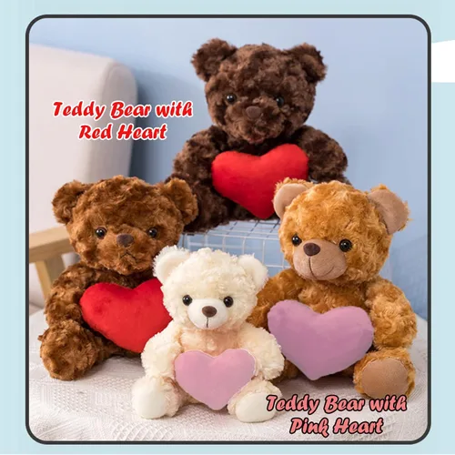 Miniatura 3 de Oso de peluche personalizado, oso de peluche con imagen de texto personalizada como regalo personalizado para novia, novio, 8 pulgadas
