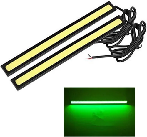 Miniatura 11 de BININBOX Luces LED COB superbrillantes de 6 W para coche de 12 V para conducción de niebla DRL luz diurna lámpara impermeable delgado paquete de 2