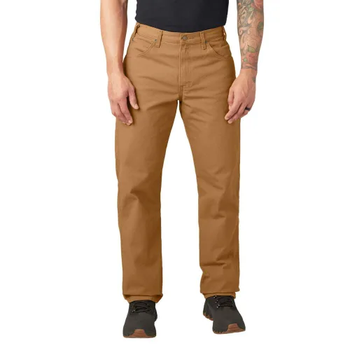 Miniatura 5 de Dickies Jeans de carpintero para hombre, ajuste relajado, pierna recta, Negro, 30 x 30