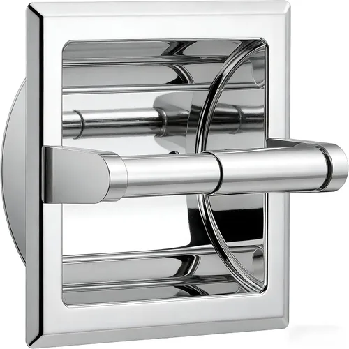 Miniatura 14 de FORIOUS Soporte de papel higiénico empotrado, soporte de rollo de papel higiénico de acero inoxidable duradero de montaje en pared para baño