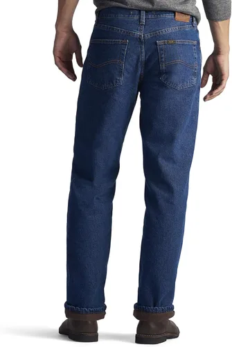 Miniatura 2 de Lee Men's Fleece and Flannel Lined Relaxed-Fit Straight-Leg Jeans