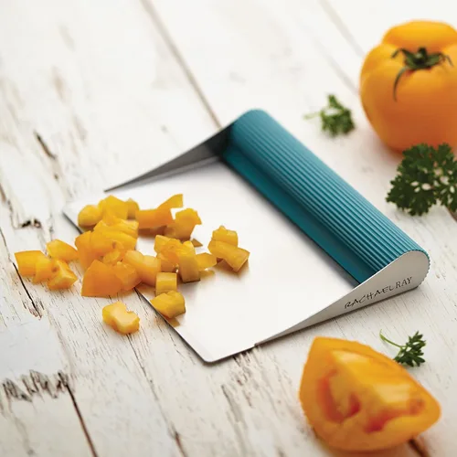 Miniatura 3 de Rachael Ray Cucina Tools & Gadgets - Raspador de banco, Agave Blue