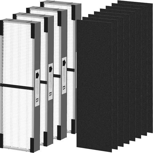 Paquete de 4 filtros HEPA FLT4825SM Filter B de repuesto para eliminación de humo compatibles con purificador de aire G-Guardian AC4825 AC4825E