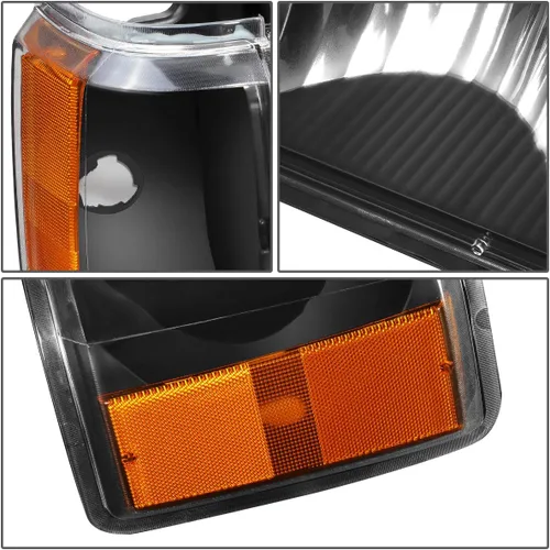 Miniatura 4 de DNA MOTORING HL-OH-F15087-BK-AM Juego de luces de esquina estilo de fábrica para FORD BRONCO 1987-1991 FORD F-150 1987-1991 FORD F-250 1987-1991