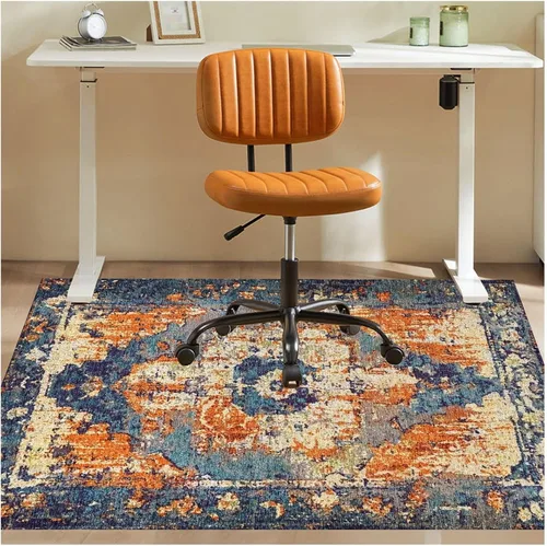 Miniatura 17 de Tapete para silla de oficina para suelo de madera dura, 36 x 48 pulgadas, tapete antideslizante para silla de escritorio para suelos duros, alfombra