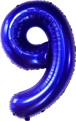 Miniatura 648 de KatchOn, Globo grande azul número 2 de 40 pulgadas Decoraciones de cumpleaños de Baby Shark para niño de 2 años Globo azul número 2 Globo
