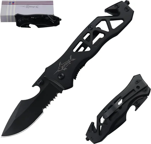 Miniatura 2 de Día del Padre Día de la Madre y regalo de cumpleaños para él y ella – Cuchillo plegable táctico XIPHIAS para marido, novio, padre, esposa, novia