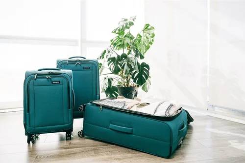 Miniatura 7 de Samsonite Saire LTE Softside - Maleta expandible con ruedas giratorias, Verde Pino, Saire Lte Softside - Equipaje extensible con ruedas giratorias