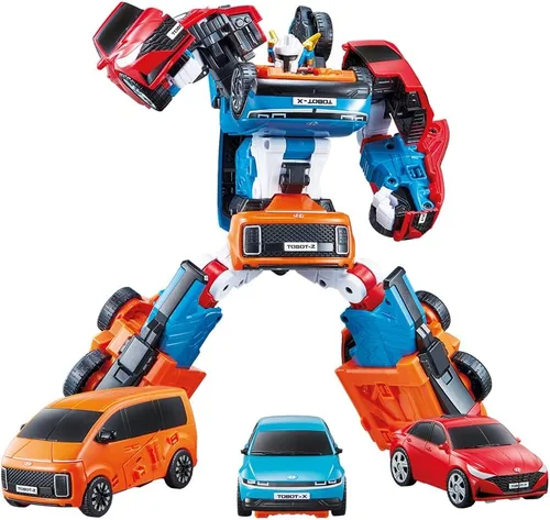 Nuevo TOBOT, TOBOT NEO TRITAN, Vehículo coleccionable transformable de Youngtoys en robot, juguetes de personajes de animación de héroes para niños