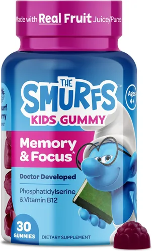 Miniatura 18 de Smurfs Kids - Gomitas multivitamínicas para niños con 15 vitaminas y minerales, hechas con fruta real, desarrolladas por médicos, sin OMG y sin