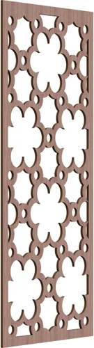 Miniatura 6 de Ekena Millwork WALW14X35X0250STGRO Southgate - Paneles de pared decorativos de madera con calado, 13 3/8 pulgadas de ancho x 34 3/8 pulgadas de rojo
