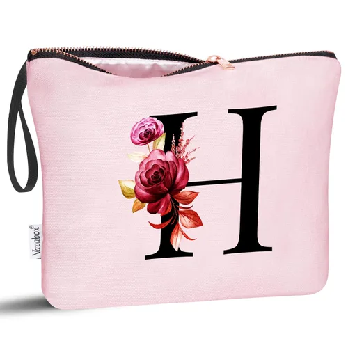 Miniatura 11 de Vavabox A-Z Bolsa de Maquillaje Personalizada, Regalos de Cumpleaños para Mujeres y Mamá, Regalos para la Mejor Amiga, Bolsa de Cosméticos