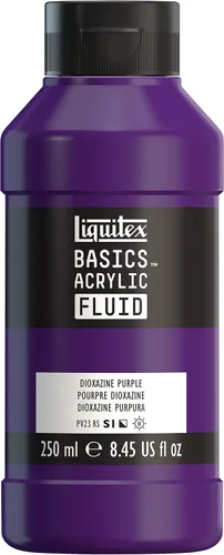 Miniatura 10 de Liquitex BASICS Pintura acrílica fluida, botella de 118ml (4 onzas), tono amarillo cadmio medio Tono medio amarillo cadmio