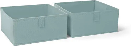 Miniatura 12 de RiverRidge Cajones de almacenamiento plegables con asas Organizador de almacenamiento Aqua Cube para armario, dormitorio y sala de juegos - Juego