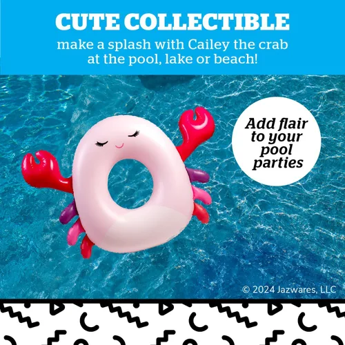 Miniatura 2 de BigMouth x Squishmallows - Flotador inflable grande original para piscina, anillo de natación para adultos y niños, suministros para fiestas
