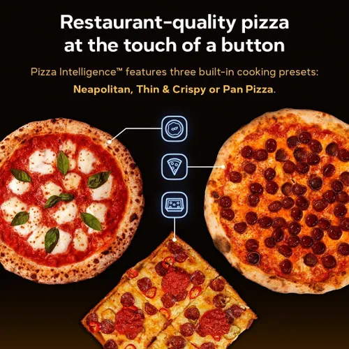 Miniatura 12 de Ooni Volt 2 - Horno eléctrico de pizza para interiores, horno tostador eléctrico versátil para encimera, cocina pizzas de 12 pulgadas y más