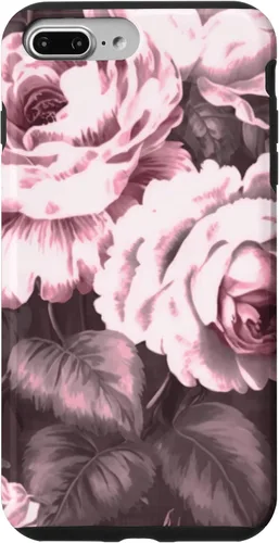 Miniatura 12 de iPhone 16 Vintage Classic Rose Flower Pattern in Pink Case
