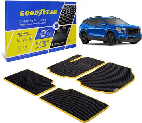 Miniatura 25 de Goodyear Alfombrillas de automóvil para todo tipo de clima, ajuste personalizado para Toyota 4Runner 10-12, juego de 5 piezas, revestimientos