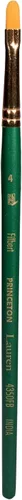 Miniatura 10 de Princeton Artist Brush Co. Lauren Series 4350 - Ventilador de mango corto tamaño 4 - Pincel sintético dorado individual para acuarela y pintura