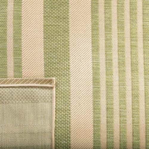 Miniatura 48 de SAFAVIEH Courtyard Collection - Alfombra decorativa, 2.3 x 5 pies, beige y verde oscuro, para interior/exterior, resistente a la intemperie