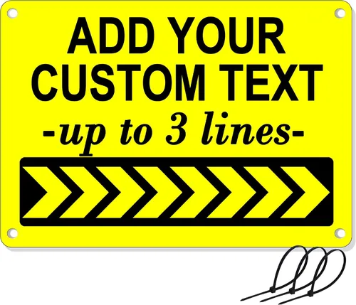 Miniatura 9 de Letrero personalizado con flecha de 10 x 7 pulgadas, letrero de flecha de metal impermeable para exteriores personalizado, para direcciones