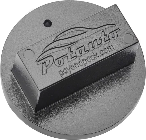 Potauto Adaptador Universal de Gato de Aluminio Jack Pad Jacking Puck Soporte Compatible con Vehículos Mercedes Benz 2000-Presente (Cantidad 1, negro