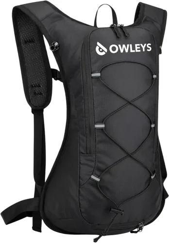 Owleys Mochila de hidratación - Mochila de hidratación ligera e impermeable | Bolsa de agua de 2 litros | Mochila para correr y ciclismo para